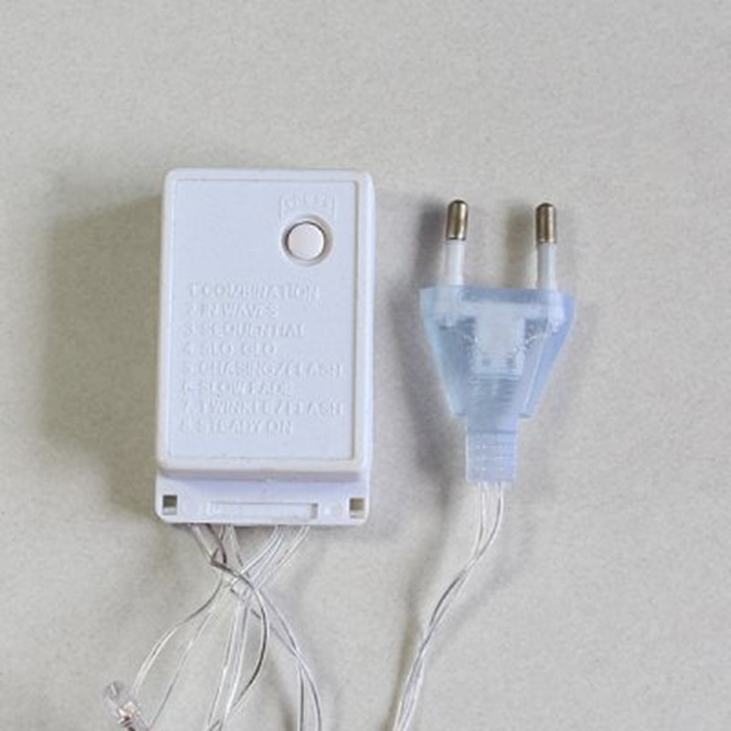 DengZhan AC 220V 20M LED Waterproof String Light with 8 Flashing Modes for Christmas Holiday Wedding Party Indoor Outdoor Decoration Lighting EU Plug