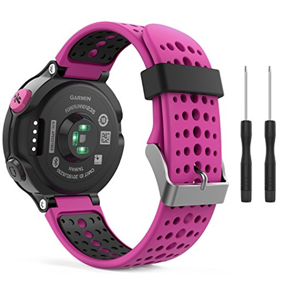 Soft Silicone Replacement Watch Band for Garmin Forerunner 235 / 220 / 230 / 620 / 630 / 735 Smart Watch