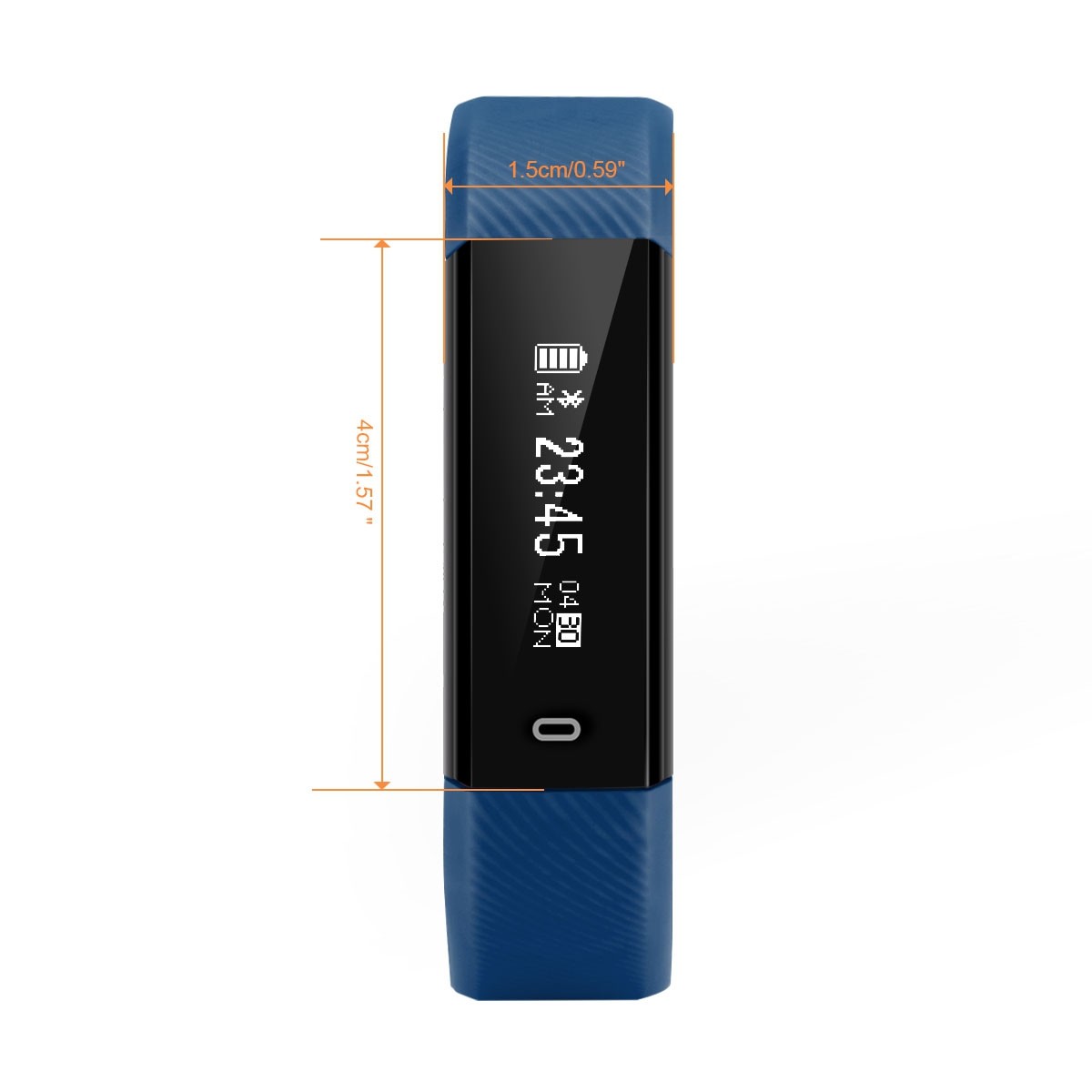 Diggro ID115HR Smart Bracelet Bluetooth 4.0 Pedometer Calorie Sleep Monitor Call/SMS Reminder Sedentary Reminder for Android IOS