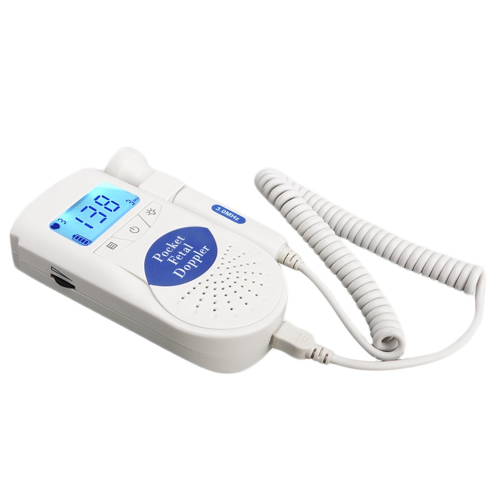 100S6 Pregnant Women Back Light Fetal Heart Monitor with LCD Digital Screen
