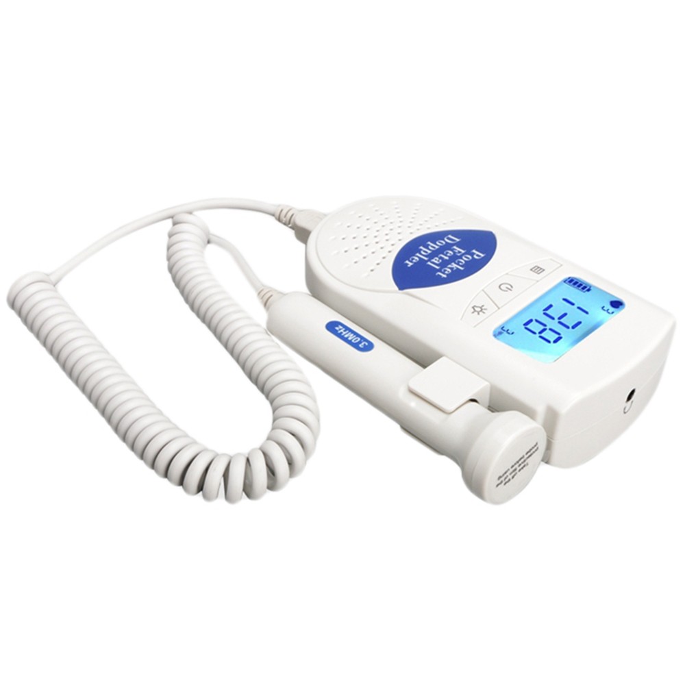 100S6 Pregnant Women Back Light Fetal Heart Monitor with LCD Digital Screen