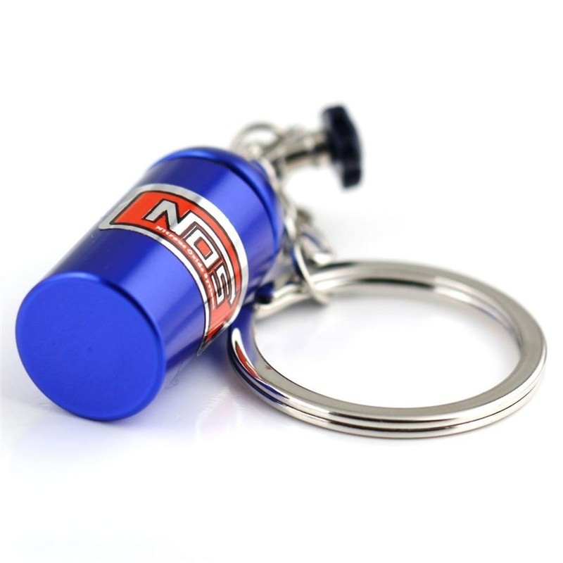 Mini Nitrous Oxide Bottle Turbo Keychain
