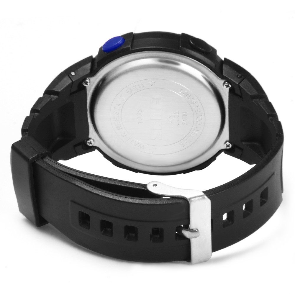 Skmei 1068 Military Army LED Watch Water Resistant Stopwatch Alarm Day Date Function
