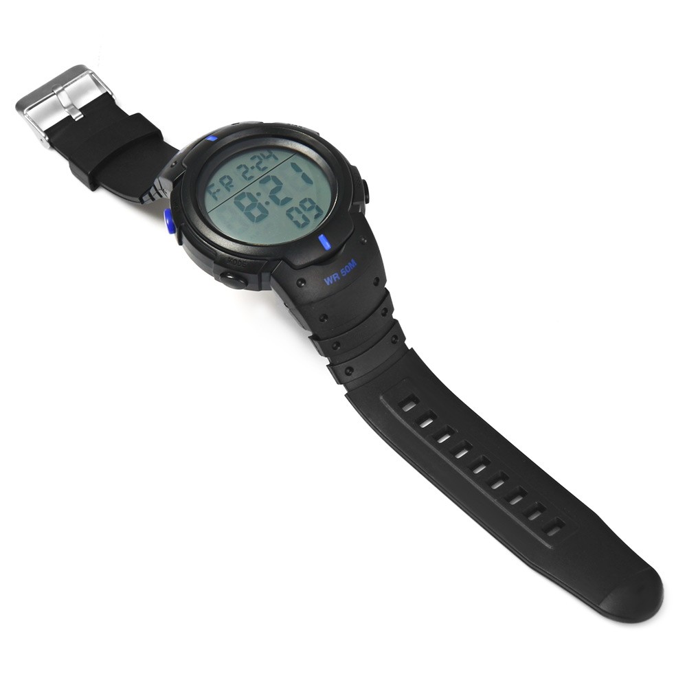 Skmei 1068 Military Army LED Watch Water Resistant Stopwatch Alarm Day Date Function