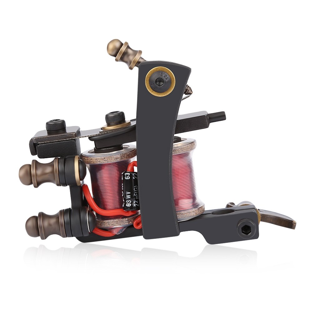 Professional Iron 8 Wrap Coils Electric Tattoo Machine Gun Liner