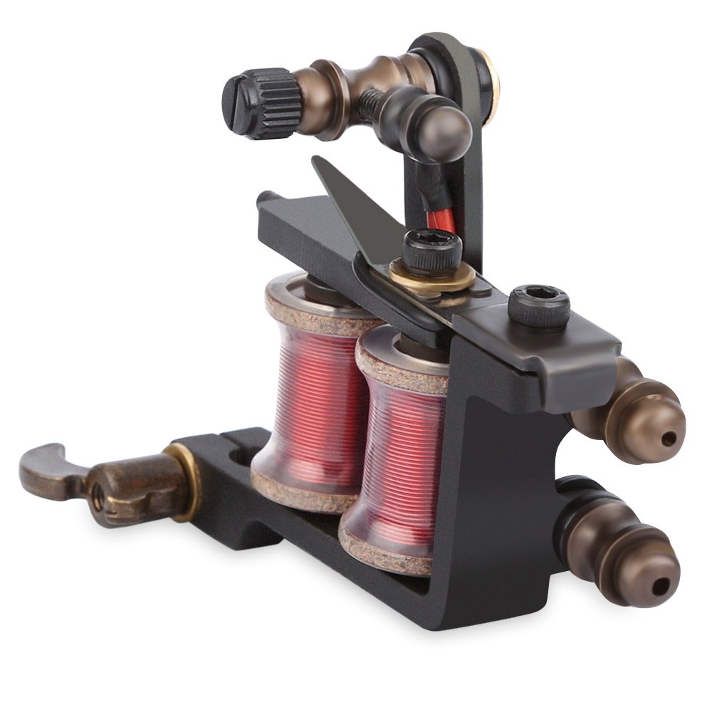 Professional Iron 8 Wrap Coils Electric Tattoo Machine Gun Liner
