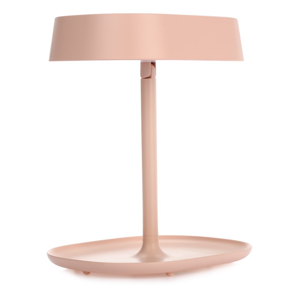 3 in 1 LED Lighted Makeup Mirror Table Lamp Small Gadgets Storage Rack
