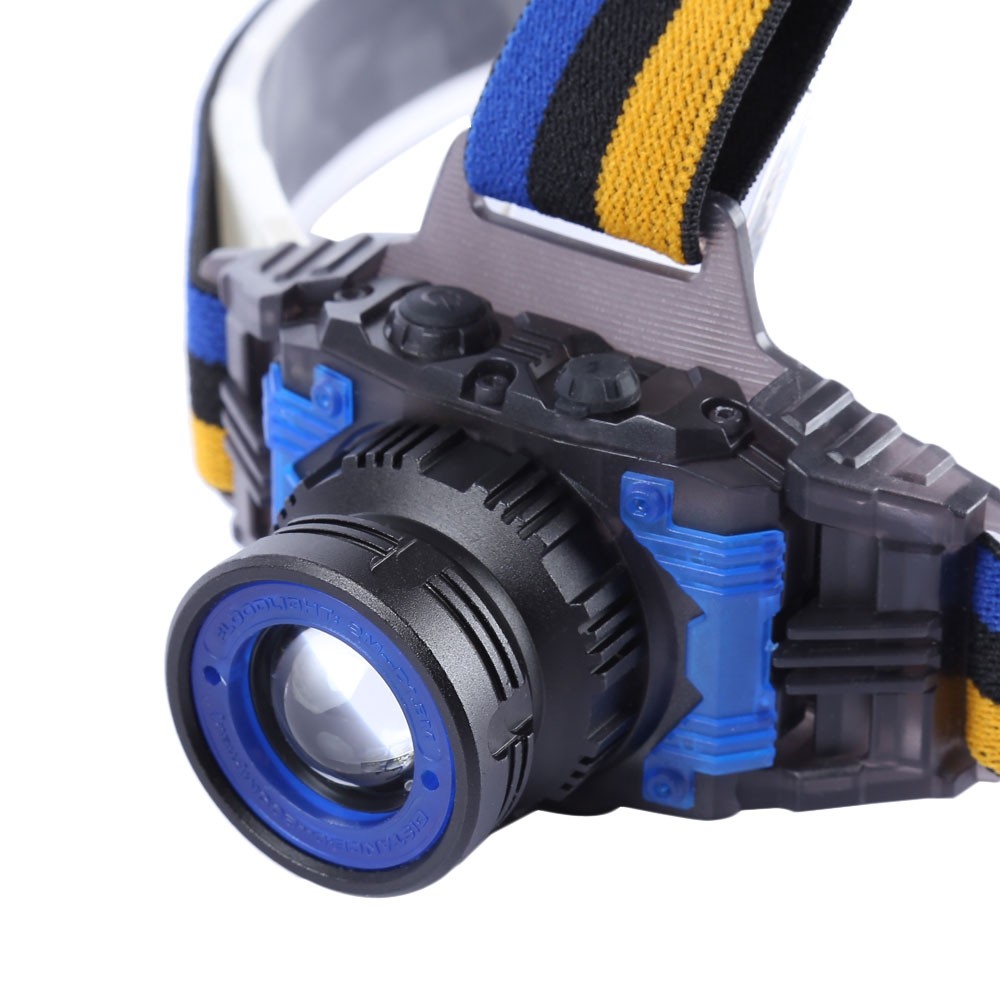 4.2V 3W 500LM Q5 LED Focus Headlamp 3 Modes Rechargeable Zooming Lens Light