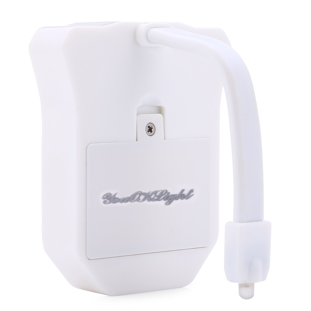 YouOKLight AAA Battery Operated Motion Sensor LED Toilet Night Light 8 Colors Waterproof Closestool Lamp