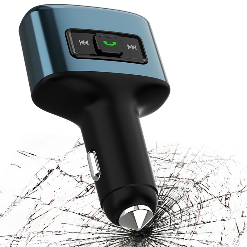C52S Car FM Radio Transmitter Wireless Dual USB Bluetooth MP3 Player