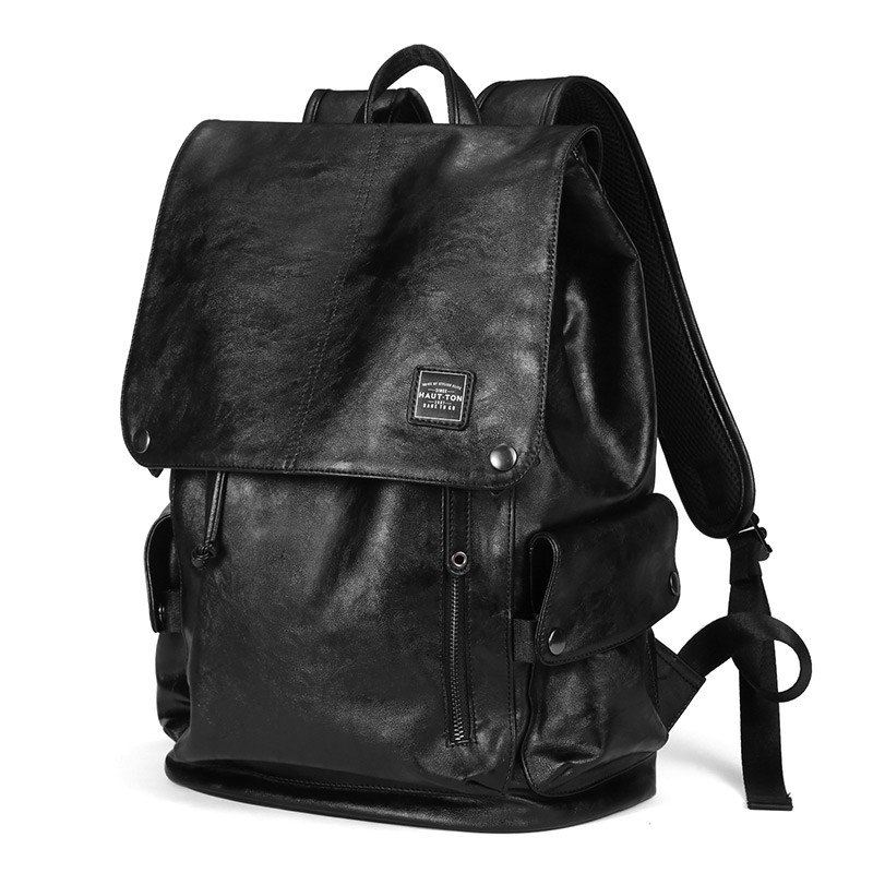Vintage Multipourpose Leather Backpack for Men
