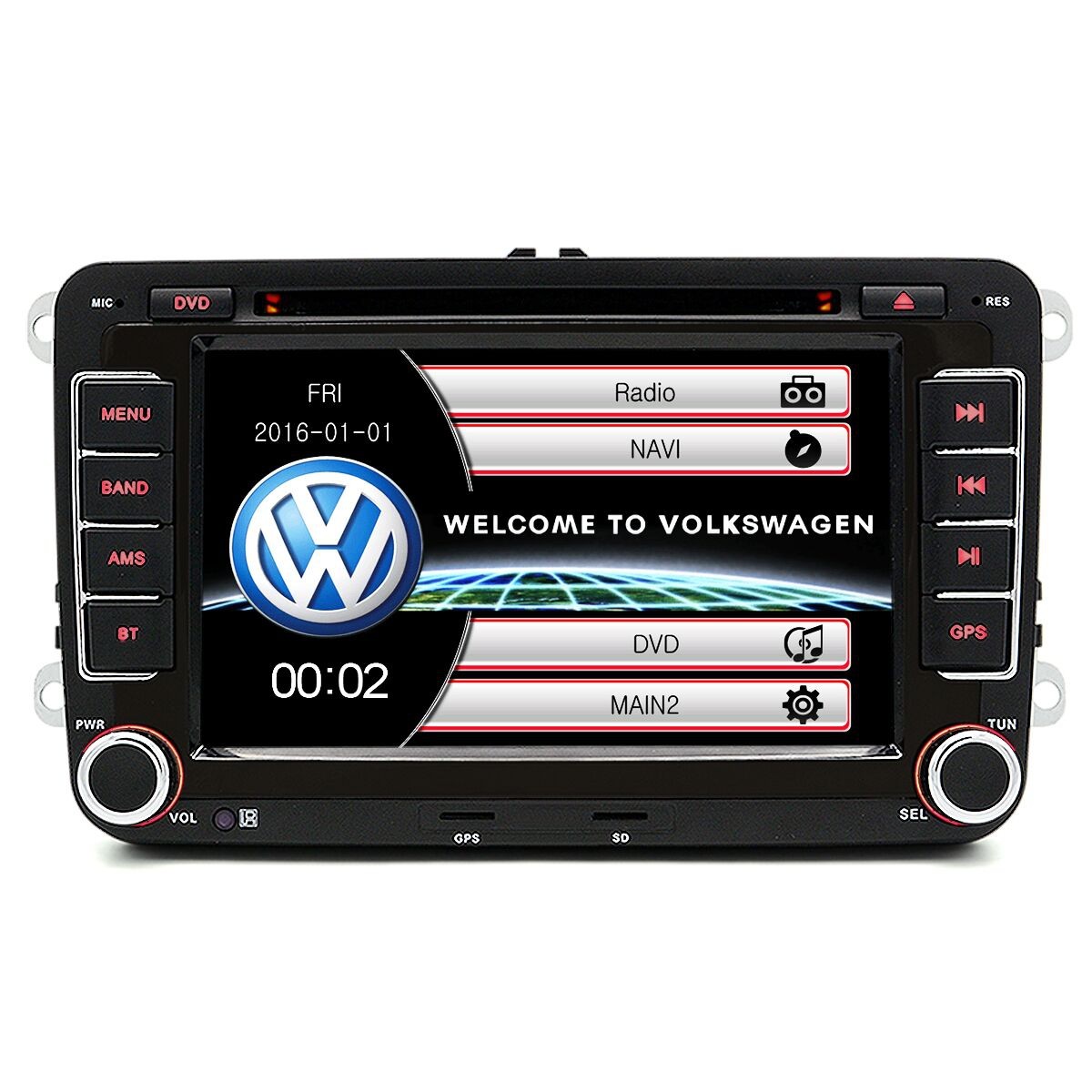 Junsun DVD - 7.0 - CE with Rearview Camera 7.0 inch 2 Din In-dash WiFi Car DVD MP3 Player Touch Screen / Bluetooth V2.0 / Radio FM AM / GPS / SWC / Received Dialed Call