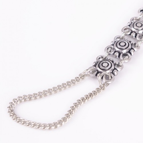 Vintage Hollow Out Flower Indian Anklet