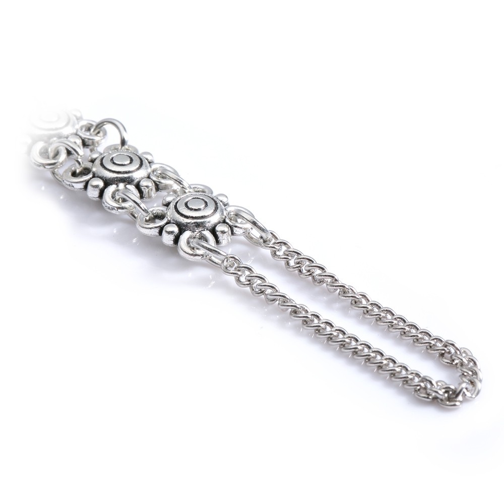 Vintage Hollow Out Flower Indian Anklet