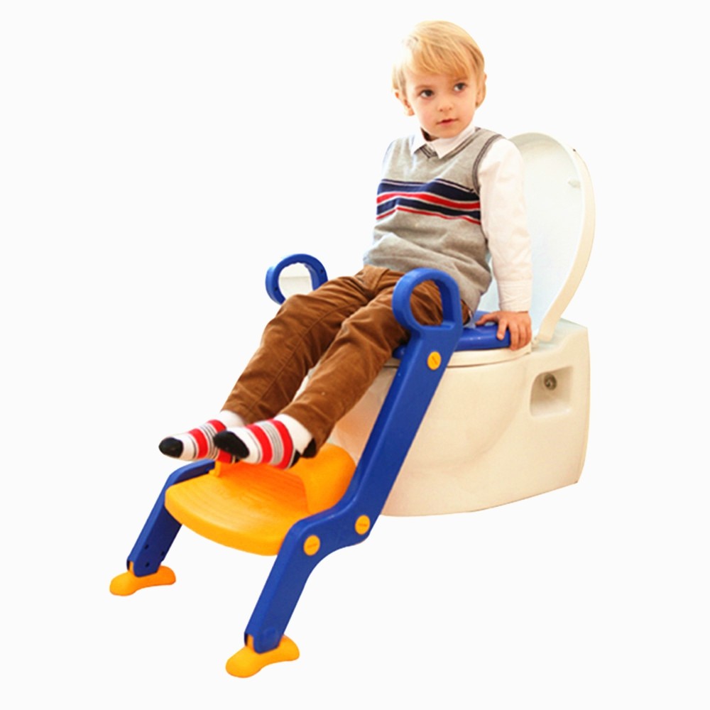 Children Potty Baby Seat With Adjustable Ladder Infant Toilet Training Folding