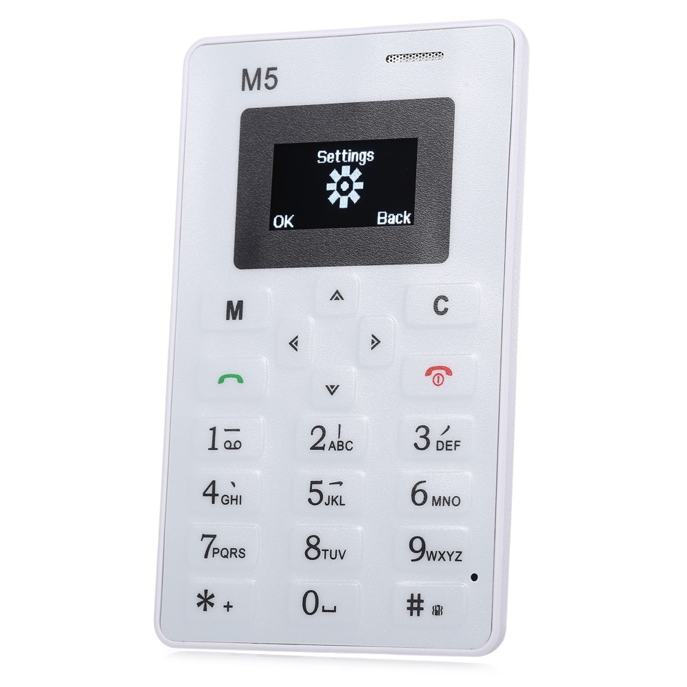 AIEK M5 Ultra Thin Mini Unlocked Phone with Bluetooth