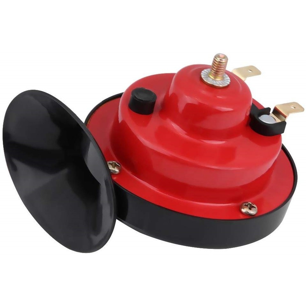 2 PCS Universal 12V 100-125DB Loud Dual-tone Electric Snail Air Horn