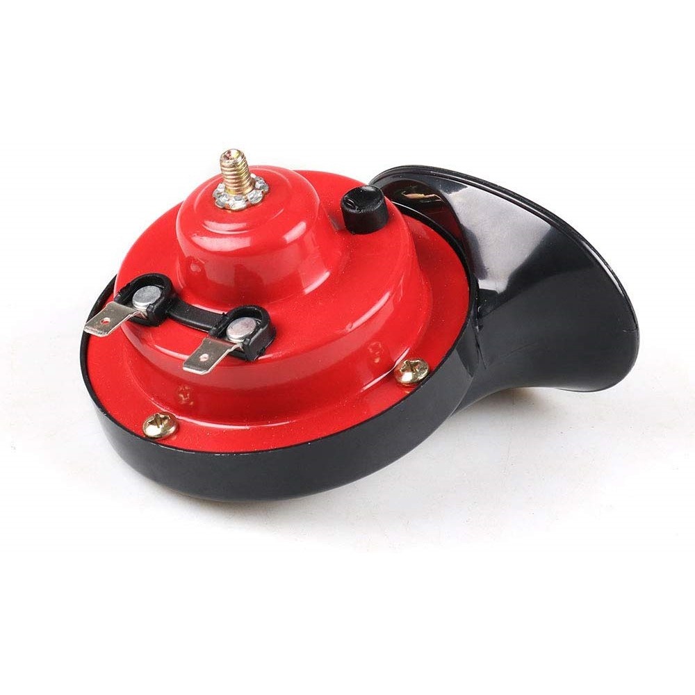 2 PCS Universal 12V 100-125DB Loud Dual-tone Electric Snail Air Horn