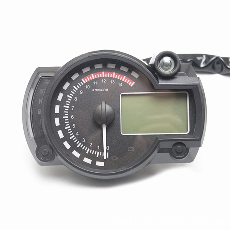 Motorcycle LCD Meter Odometer Modified Speed Electronic Digital Motorcycle Dashboard Motorcycle Accessories Universal