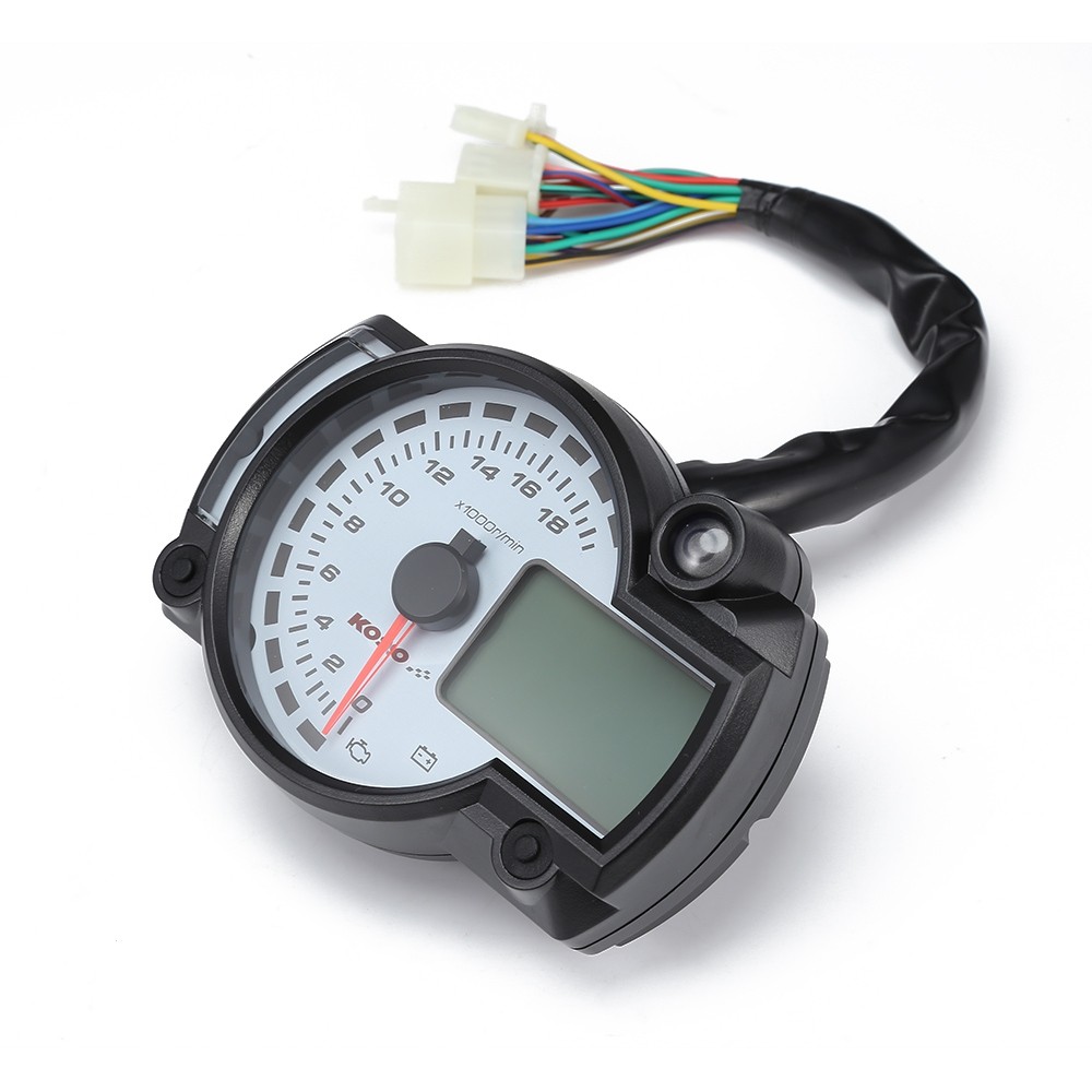 General Motorcycle LCD Meter Odometer Modified Speed Electronic Digital Motorcycle Dashboard Motorcycle Accessories
