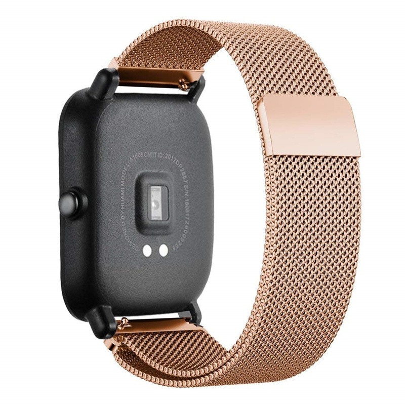 Milanese Loop Stainless Steel Buckle Mesh Watch Band for Xiaomi Huami Amazfit Youth Bit / Bip