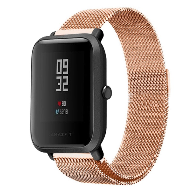Milanese Loop Stainless Steel Buckle Mesh Watch Band for Xiaomi Huami Amazfit Youth Bit / Bip