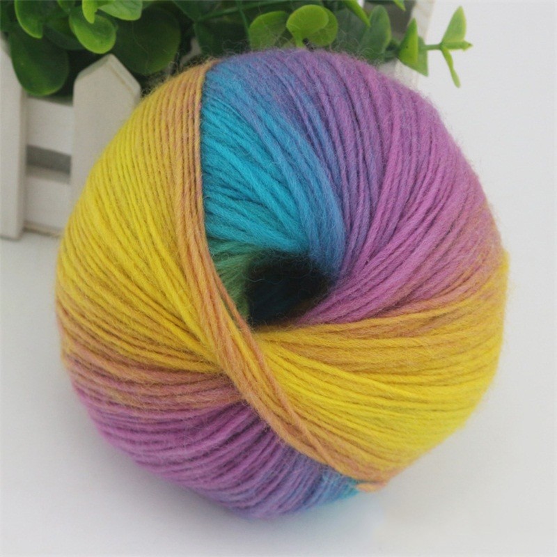 Sale 1 Ball x 50g NEW Knitting Yarn Chunky Hand Wool Colorful Scarves Shawls