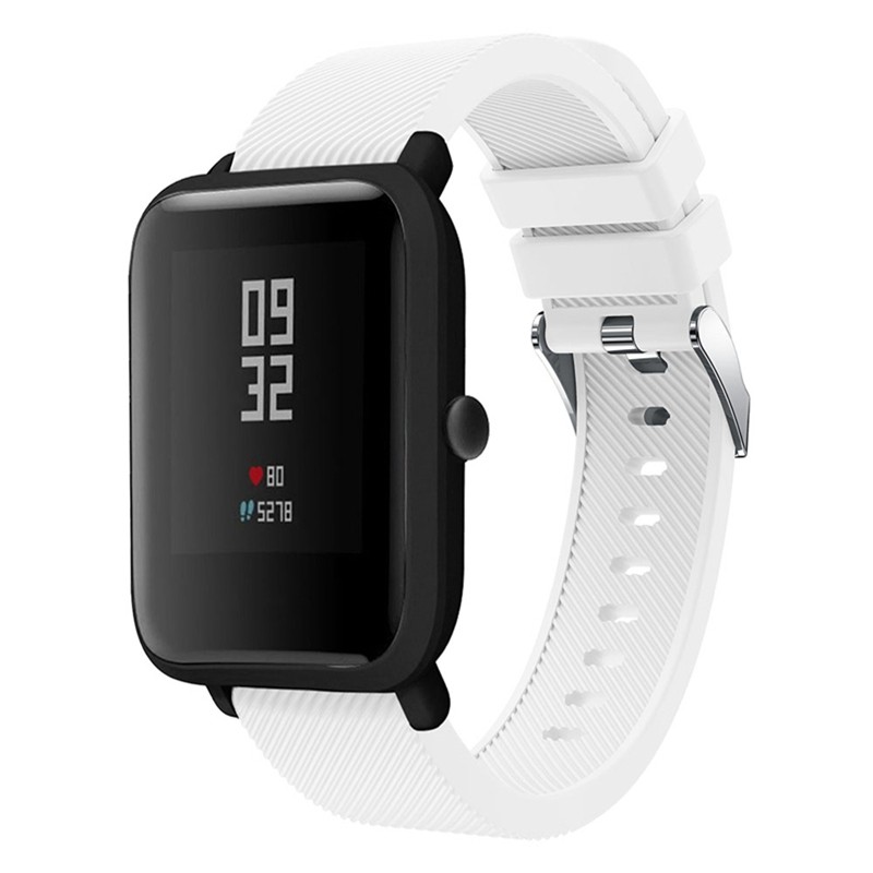 20mm Sport Silicone Wrist Strap for Xiaomi Huami Amazfit Bip Youth