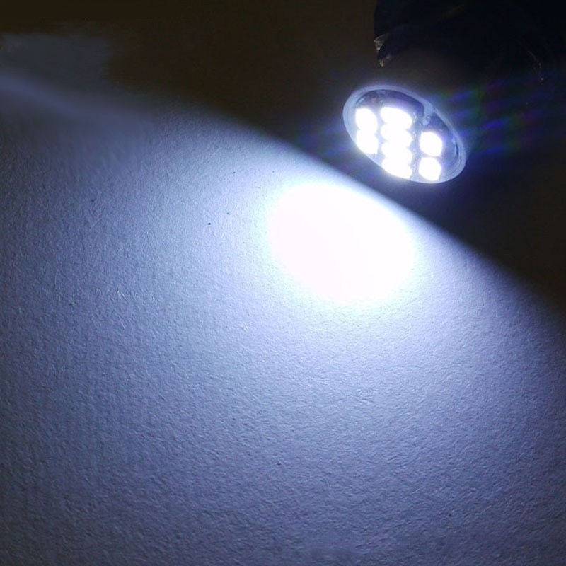 T10 8SMD 1206 3020 LED Car Wedge Light Auto License Plate Clearance Lamp 10PCS
