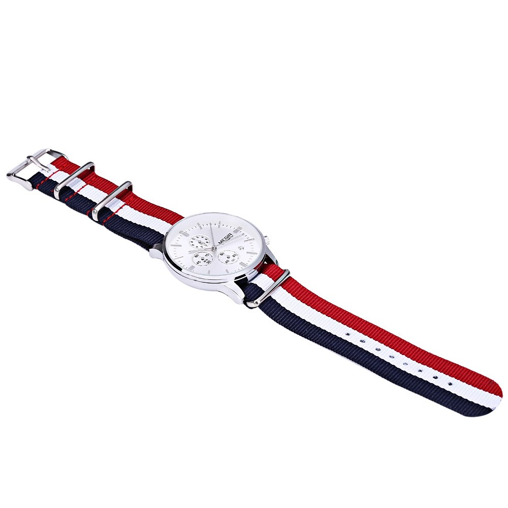 MEGIR M2011 Male Quartz Watch with Three Working Sub-dials Date Function Sport Wristwatch