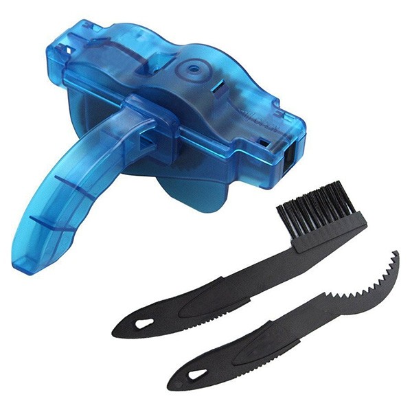 Portable Mountain Bike Chain Cleaner Bicycle Repair Tool with Brush