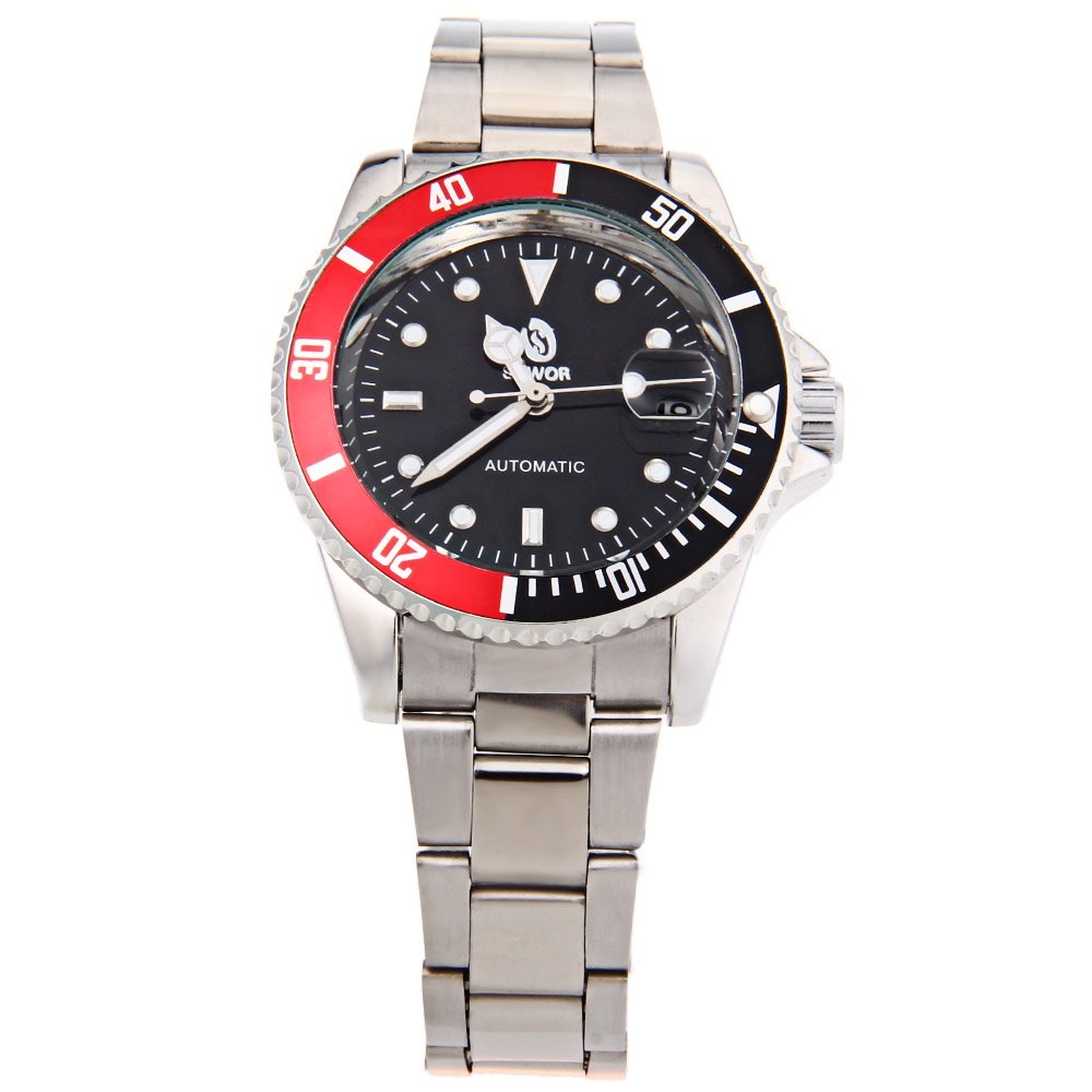 Sewor SWQ26 Male Luminous Automatic Self Wind Mechanical Watch Date Wristwatch