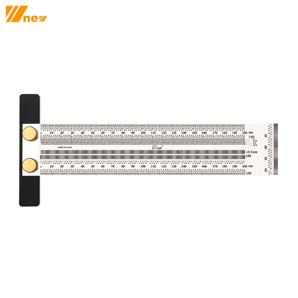 Wnew Precision T-type Mark Line Gauge Scribing Ruler Woodworking Measuring Tool