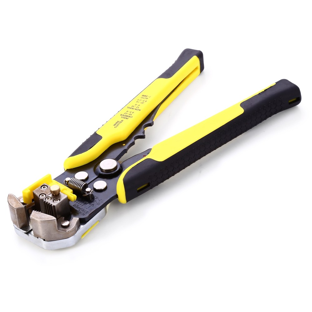 Multifunctional Industrial Tool 8 inch Self-adjusting Wire Stripper with Pro Touch Grips