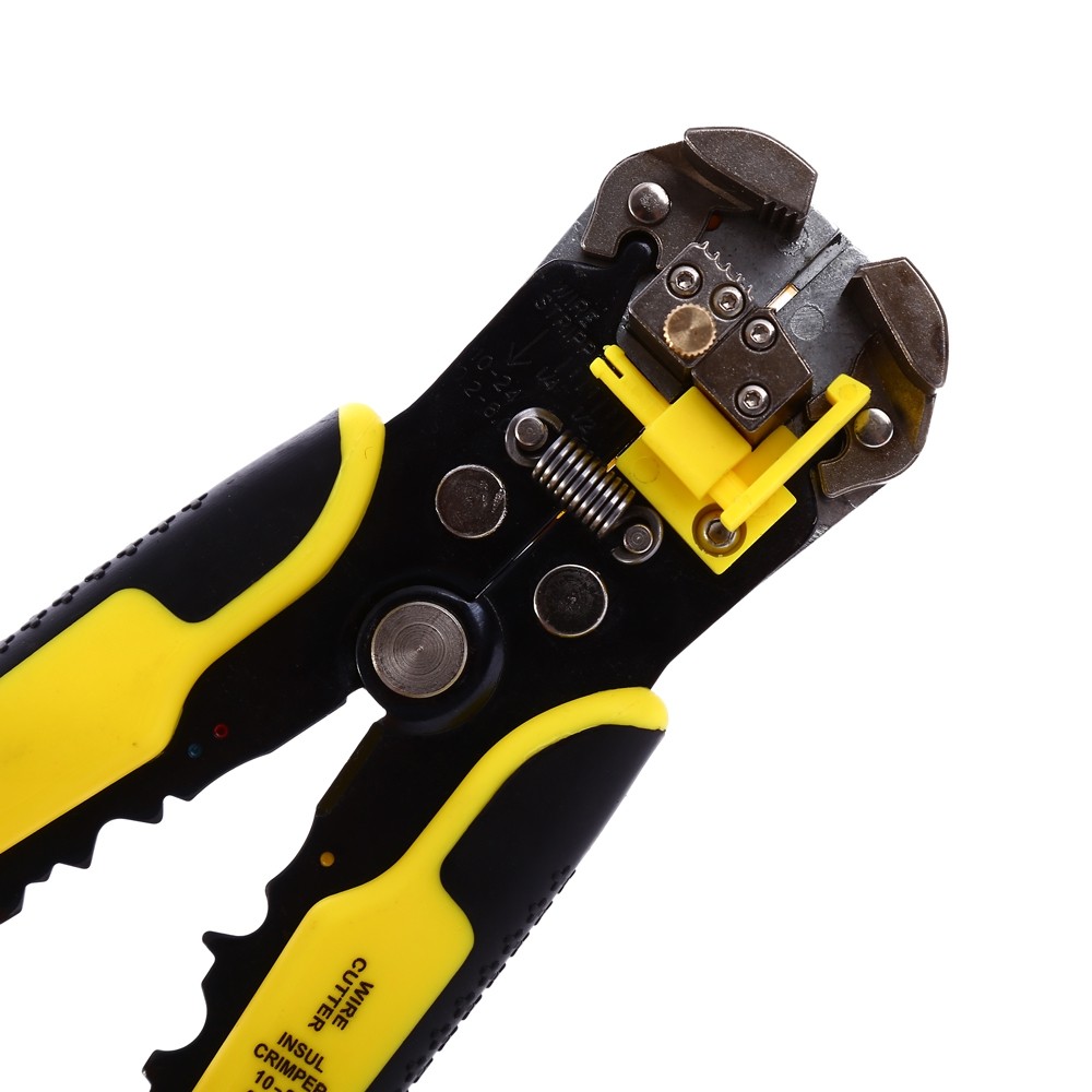 Multifunctional Industrial Tool 8 inch Self-adjusting Wire Stripper with Pro Touch Grips