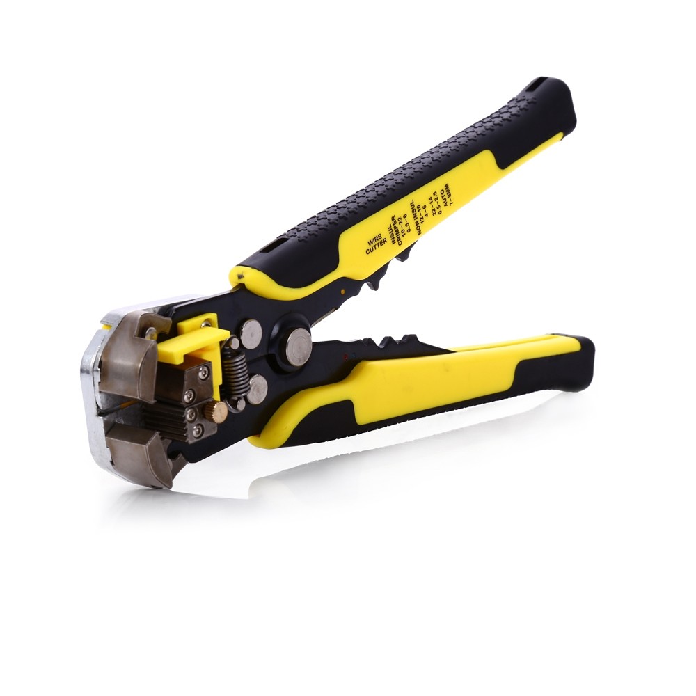 Multifunctional Industrial Tool 8 inch Self-adjusting Wire Stripper with Pro Touch Grips