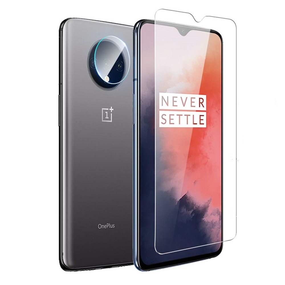 Lens Protective Film + Glass Screen Protector for OnePlus 7T