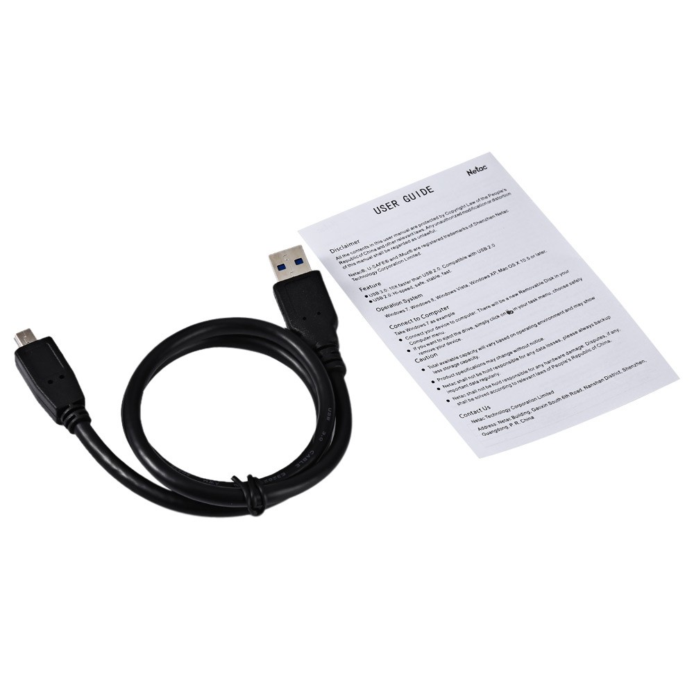 Netac K218 USB 3.0 External Disk Drive HDD with Independent Hardware Encryption Function