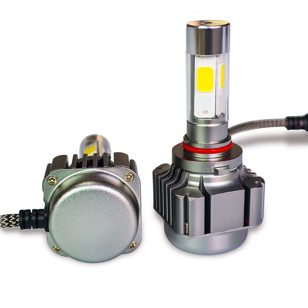 2pcs 40W 4800LM 9005 9006 H10 LED Light Car Headlight 6000K Vehicle Conversion Bulb