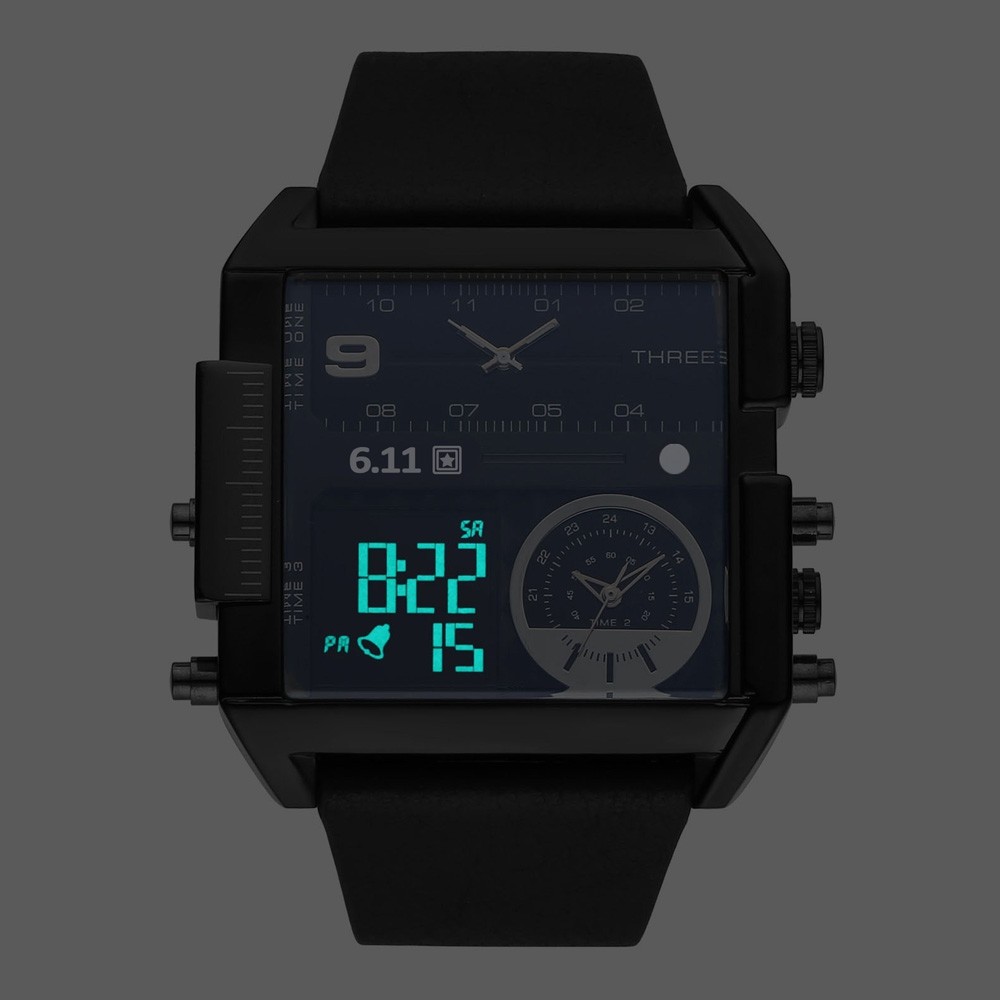 Luxury Brand Men Analog Digital Leather Sports Watches Men'S Army Military Watch Man Quartz Clock Relogio Masculino