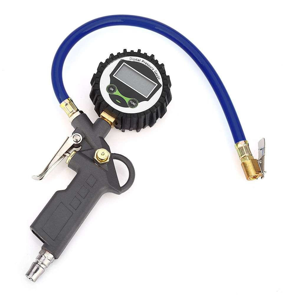 Multifunctional Car Digital Tire Air Pressure Inflator Gauge Dial Meter Vehicle Tester