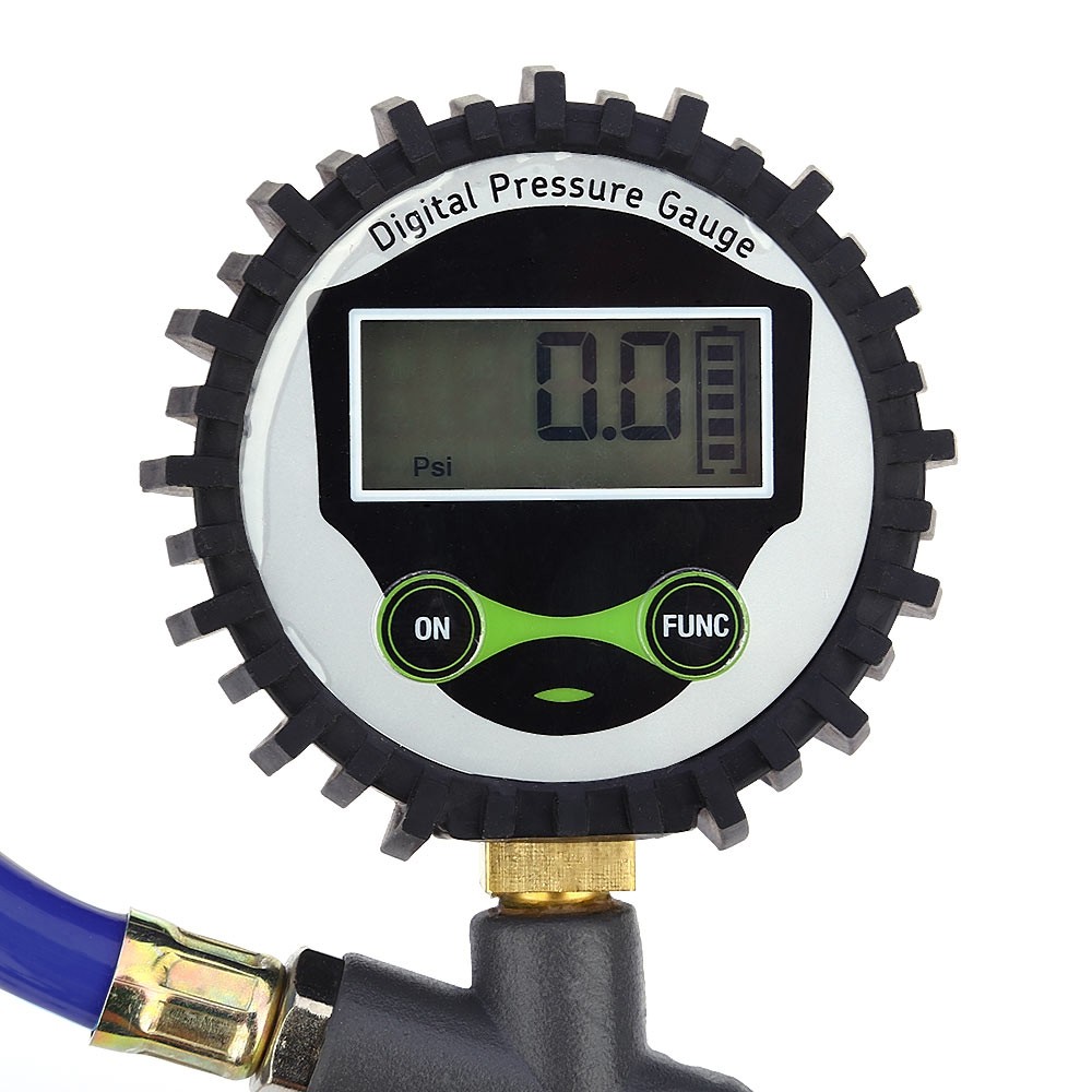 Multifunctional Car Digital Tire Air Pressure Inflator Gauge Dial Meter Vehicle Tester