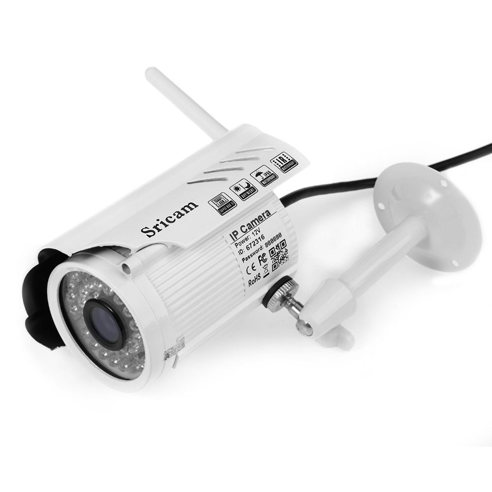 Sricam SP014 Wireless WiFi 3.6mm Lens Security IP Camera