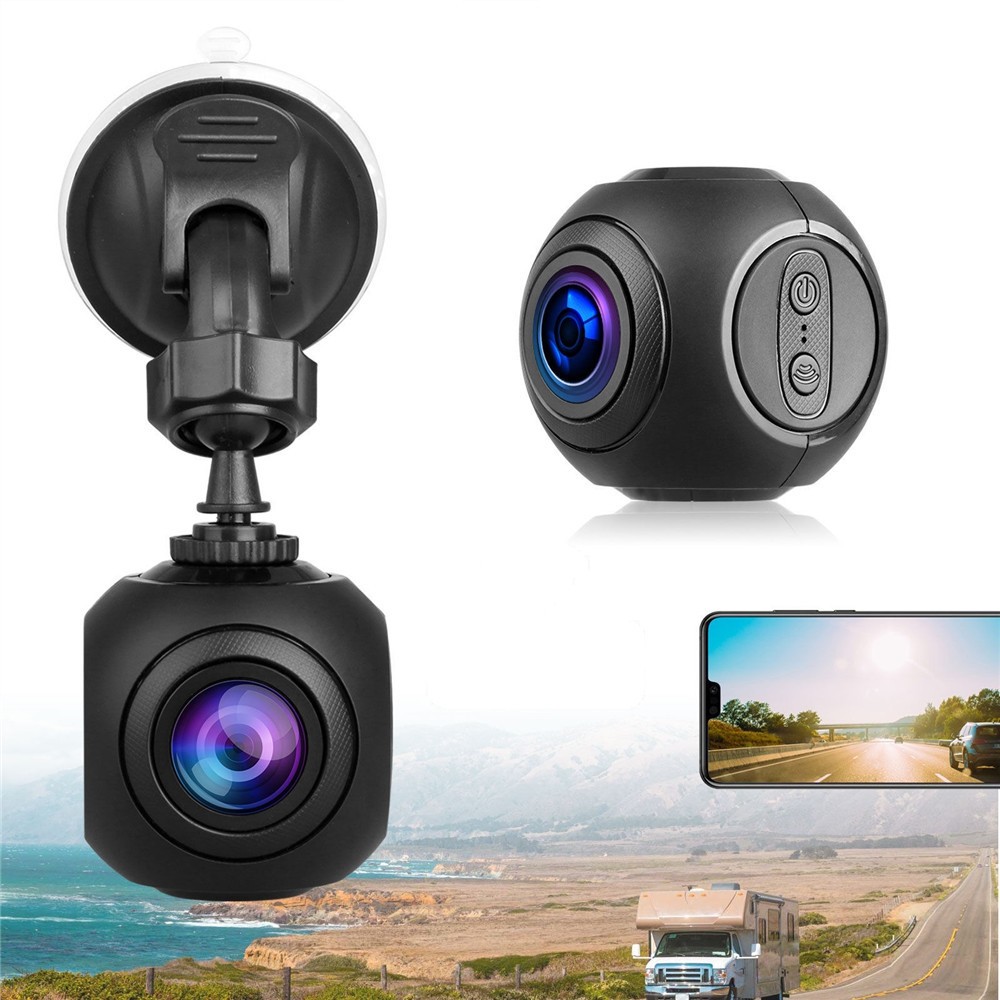 Mini WiFi Car Dash Cam FHD 1080P GPS Camera Dashboard W/ G-Sensor Night Vision