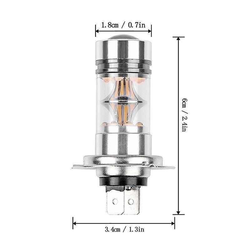 Single H7/H4 High Power 100 W Fog Light LED Bulb