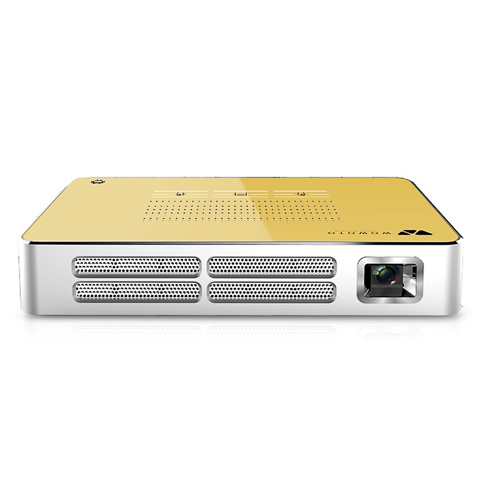 wowoto A5 75 Lumens 850 x 480 Pixels Mini DLP Projector Support HDMI AV USB Micro SD Card Slot for Home Theater Business