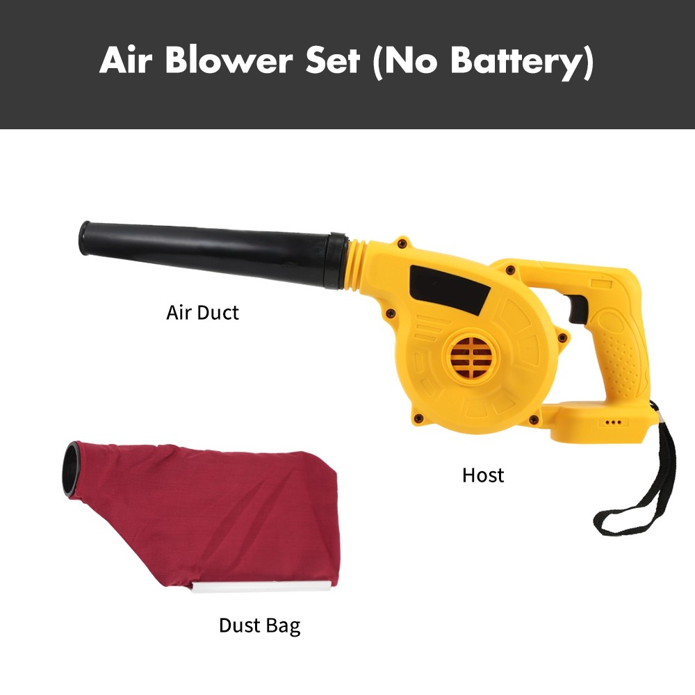 Cordless Dual-use Electric Air Blower Host Dust Collector