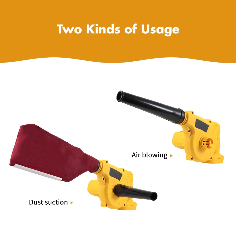 Cordless Dual-use Electric Air Blower Host Dust Collector