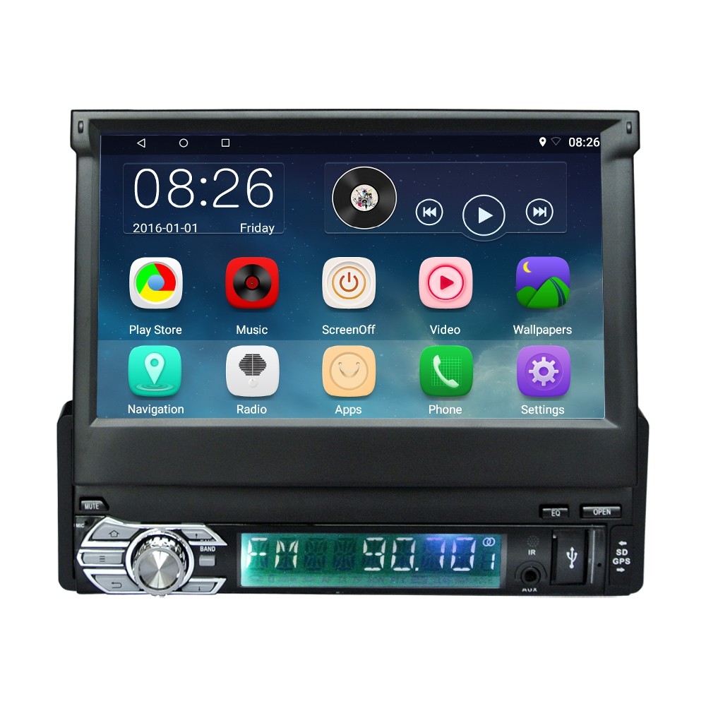 Ezonetronics RM - CT0008 7 inch 1 Din Retractable Screen Android 6.0 Car Player