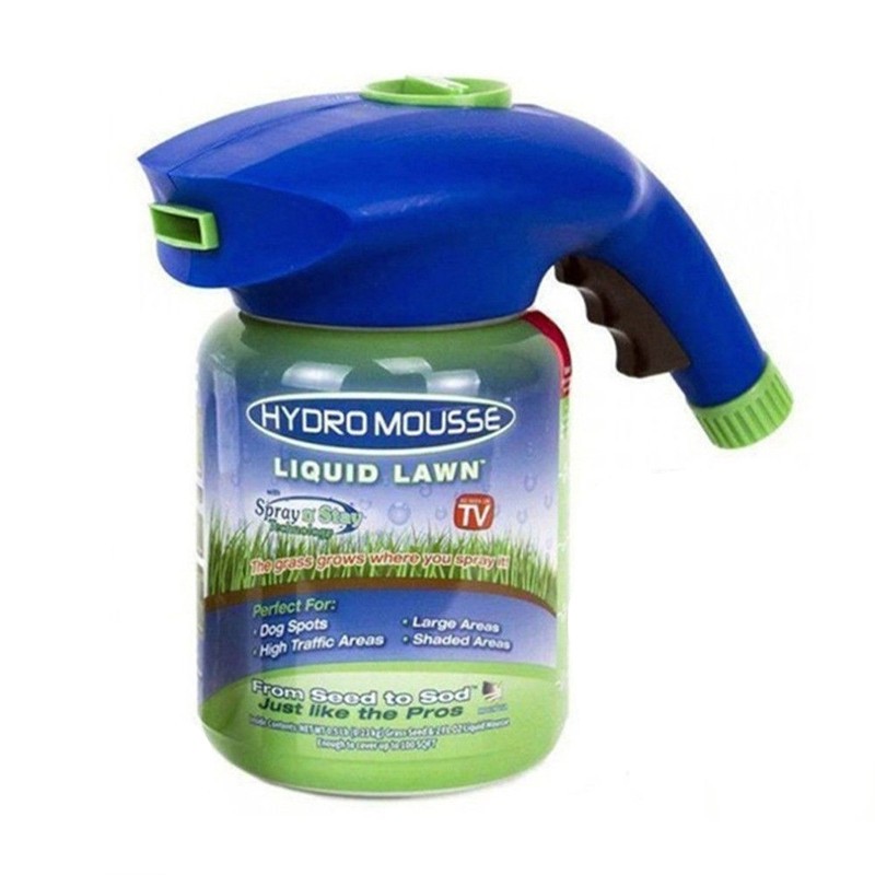 Hydro Mousse Liquid Lawn Growth Garden Sprayer Bottle Grow Grass Anywhere